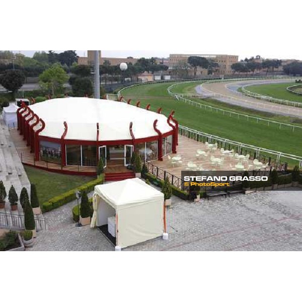 the new \'Terrazza Derby\' at Capannelle racetrack Rome, 19th april 2009 ph. Stefano Grasso