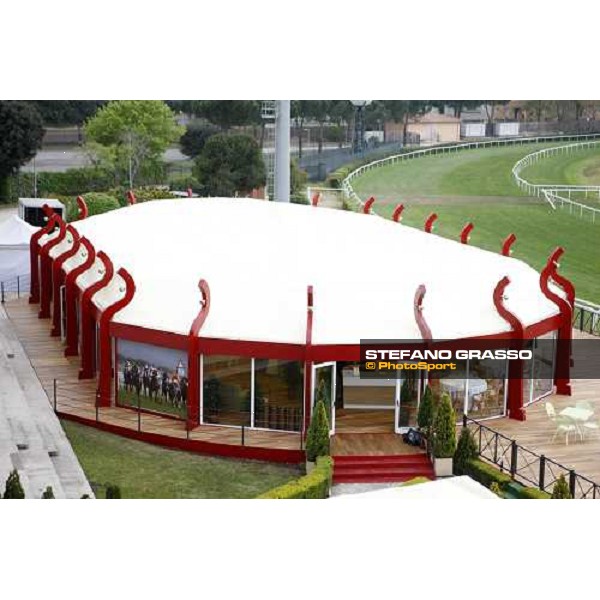 the new \'Terrazza Derby\' at Capannelle racetrack Rome, 19th april 2009 ph. Stefano Grasso