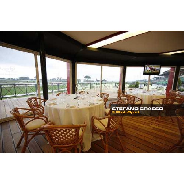 the new \'Terrazza Derby\' at Capannelle racetrack Rome, 19th april 2009 ph. Stefano Grasso