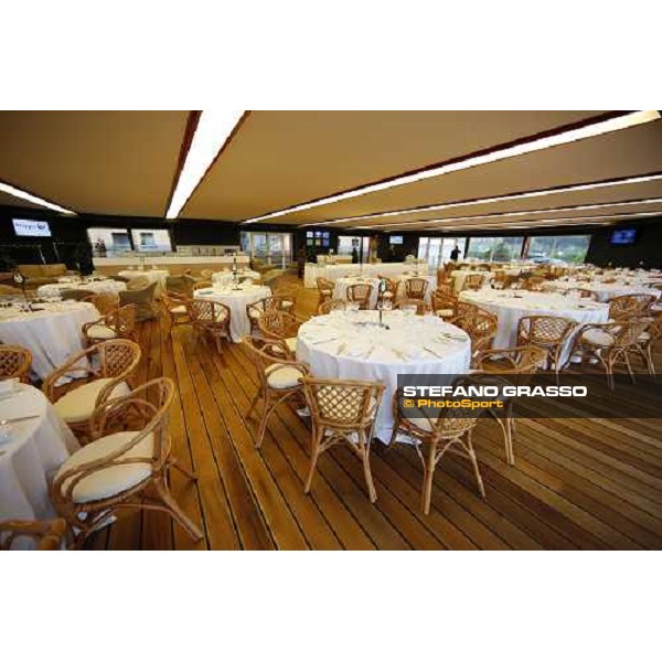 the new \'Terrazza Derby\' at Capannelle racetrack Rome, 19th april 2009 ph. Stefano Grasso