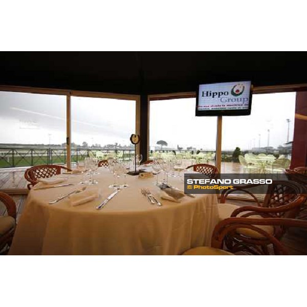 the new \'Terrazza Derby\' at Capannelle racetrack Rome, 19th april 2009 ph. Stefano Grasso