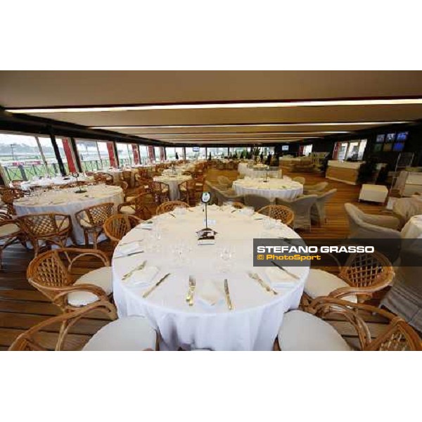the new \'Terrazza Derby\' at Capannelle racetrack Rome, 19th april 2009 ph. Stefano Grasso