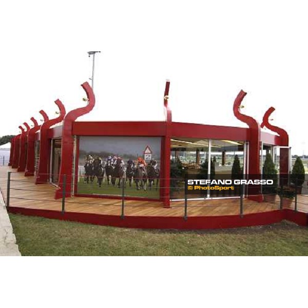 the new \'Terrazza Derby\' at Capannelle racetrack Rome, 19th april 2009 ph. Stefano Grasso