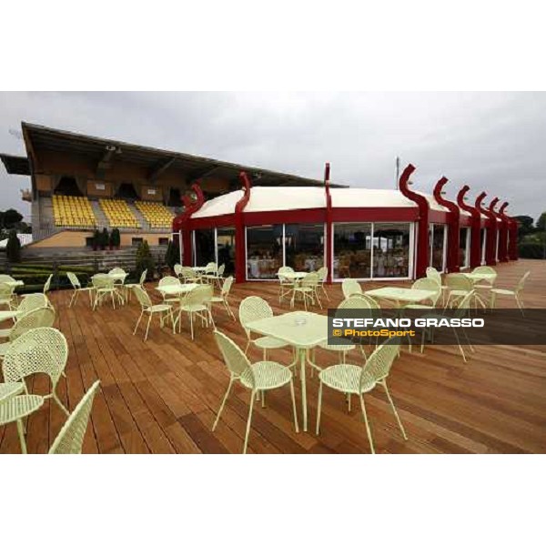 the new \'Terrazza Derby\' at Capannelle racetrack Rome, 19th april 2009 ph. Stefano Grasso