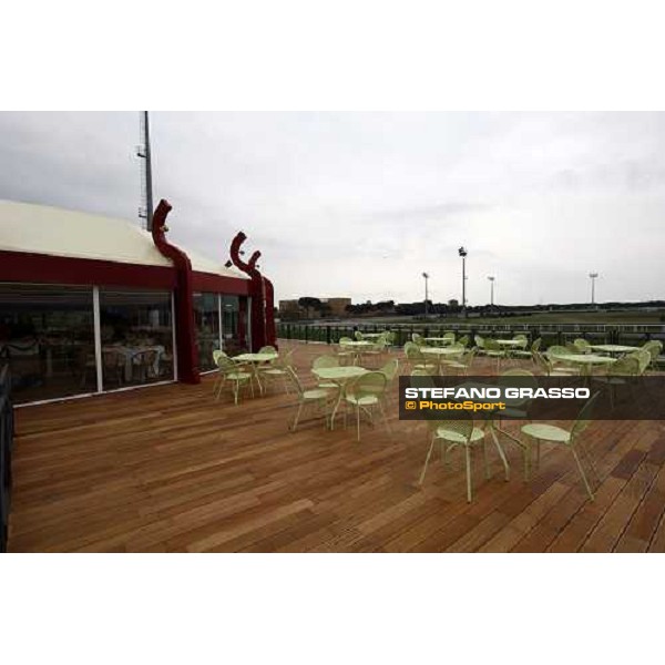 the new \'Terrazza Derby\' at Capannelle racetrack Rome, 19th april 2009 ph. Stefano Grasso