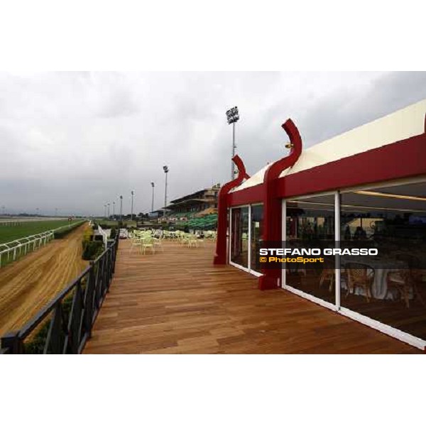 the new \'Terrazza Derby\' at Capannelle racetrack Rome, 19th april 2009 ph. Stefano Grasso