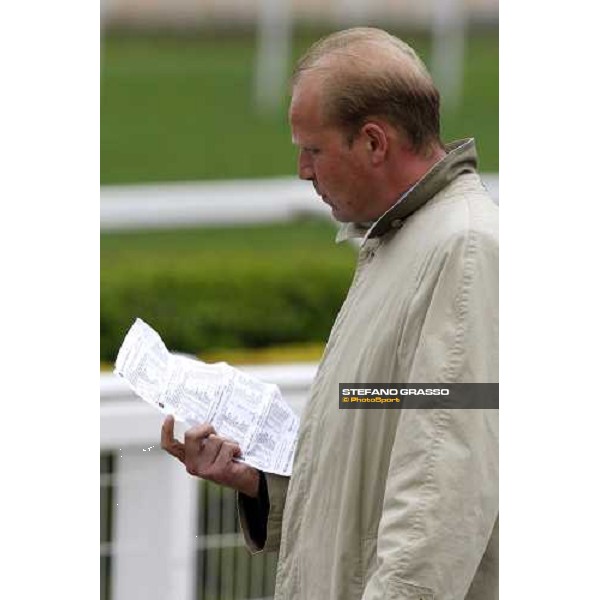 trainer Ed Dunlop Rome, 19th april 2009 ph. Stefano Grasso