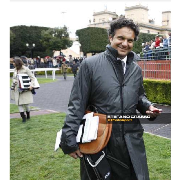 trainer Bruno Grizzetti Roma, Capannelle 19th april 2009 ph. Stefano Grasso
