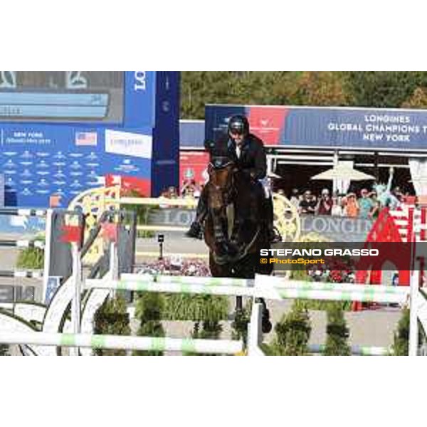 LGCT of New York - Grand Prix - Teddy Vlock (ISR) on Ricore Courcelle - New York, Governors Island - 28 September 2019 - ph.Stefano Grasso/LGCT