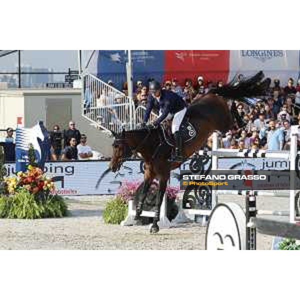 LGCT of New York - Grand Prix - Francois Mathy Jr (BEL) on Uno de la Roque - New York, Governors Island - 28 September 2019 - ph.Stefano Grasso/LGCT