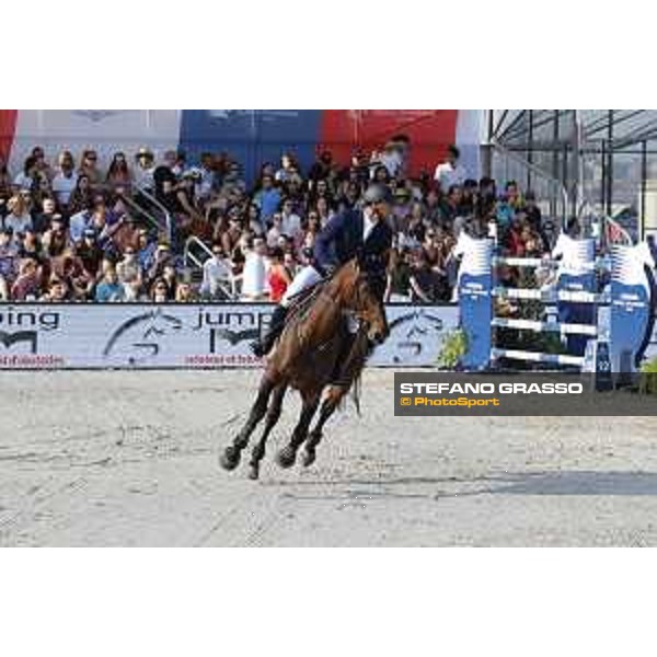 LGCT of New York - Grand Prix - Francois Mathy Jr (BEL) on Uno de la Roque - New York, Governors Island - 28 September 2019 - ph.Stefano Grasso/LGCT