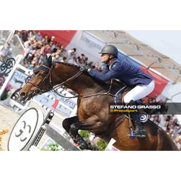 LGCT of New York - Grand Prix - Francois Mathy Jr (BEL) on Uno de la Roque - New York, Governors Island - 28 September 2019 - ph.Stefano Grasso/LGCT