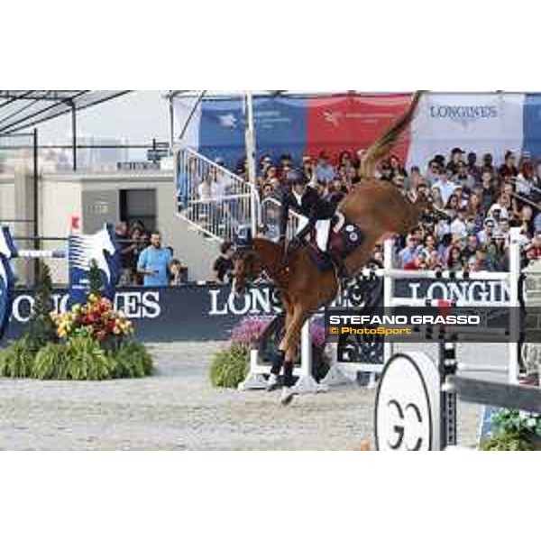 LGCT of New York - Grand Prix - Simon Delestre (FRA) on Filou Carlo Zimequest - New York, Governors Island - 28 September 2019 - ph.Stefano Grasso/LGCT