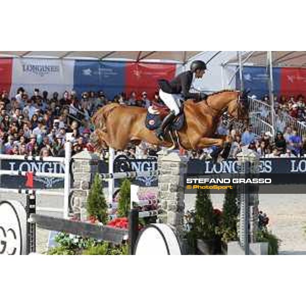LGCT of New York - Grand Prix - Simon Delestre (FRA) on Filou Carlo Zimequest - New York, Governors Island - 28 September 2019 - ph.Stefano Grasso/LGCT