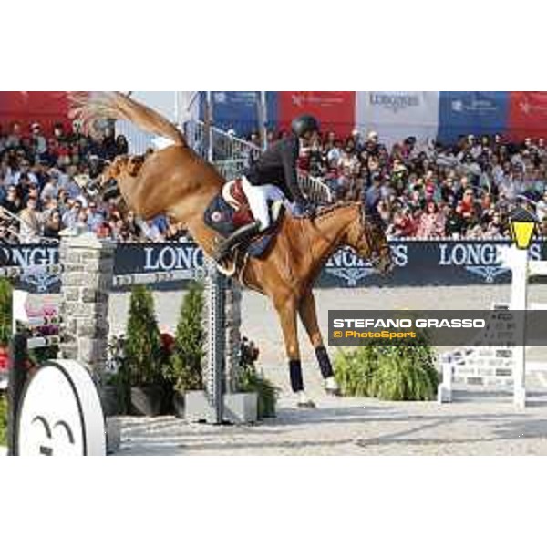 LGCT of New York - Grand Prix - Simon Delestre (FRA) on Filou Carlo Zimequest - New York, Governors Island - 28 September 2019 - ph.Stefano Grasso/LGCT