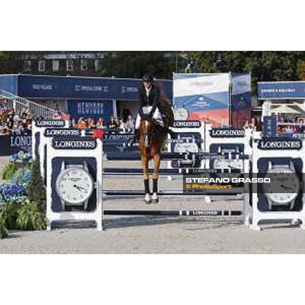 LGCT of New York - Grand Prix - Simon Delestre (FRA) on Filou Carlo Zimequest - New York, Governors Island - 28 September 2019 - ph.Stefano Grasso/LGCT