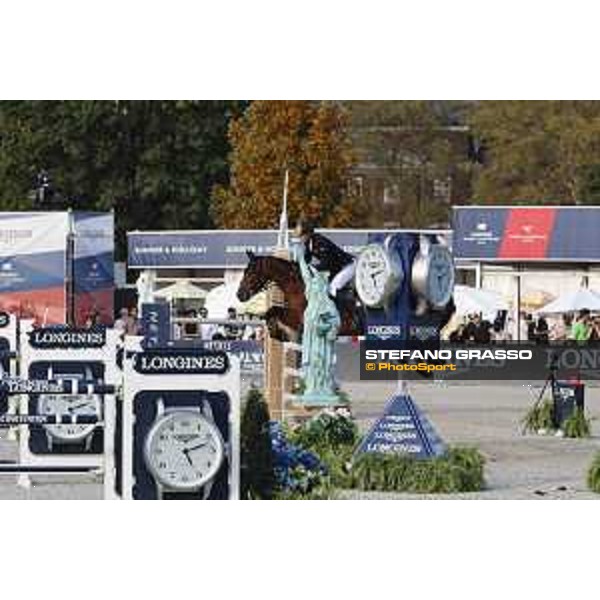 LGCT of New York - Grand Prix - Marc Houtzager (NED) on Sterrehof\'s Dante - New York, Governors Island - 28 September 2019 - ph.Stefano Grasso/LGCT
