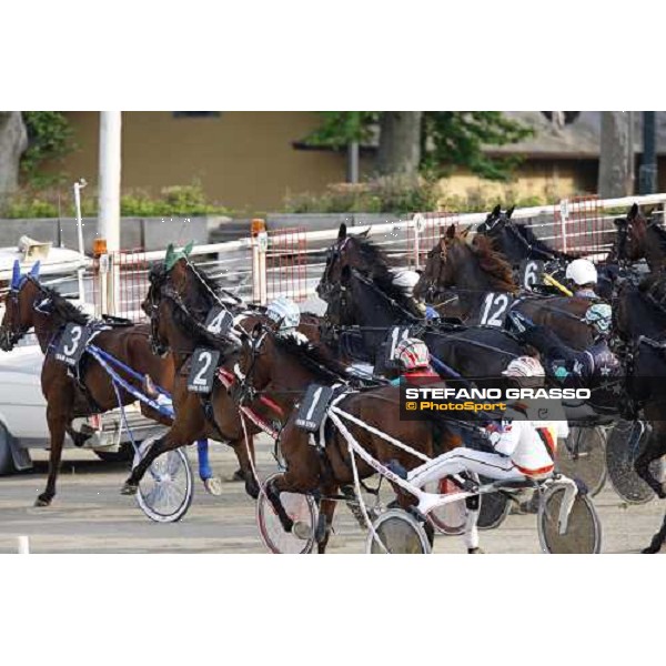 Pietro Gubellini with Lover Power (2)during the start of the Gran Premio d\' Europa Filly Milan, 25th april 2009 ph. Stefano Grasso
