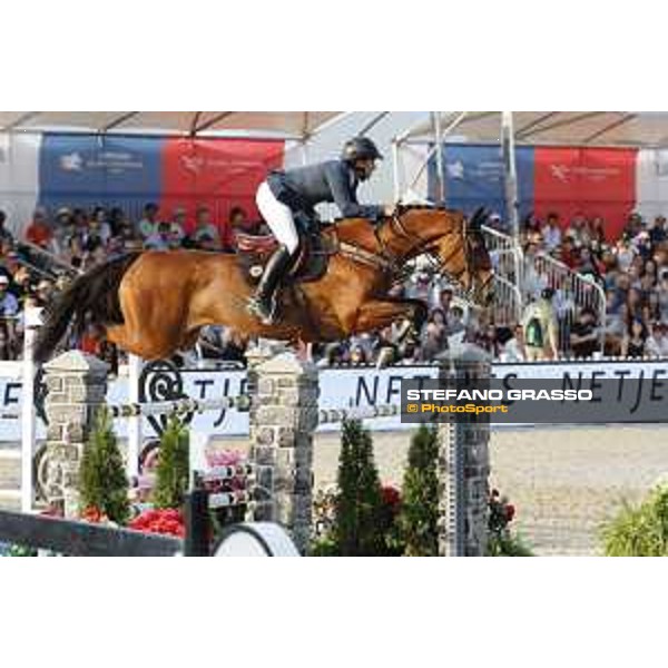 LGCT of New York - Grand Prix - Daniel Bluman (ISR) on Ladriano Z - New York, Governors Island - 28 September 2019 - ph.Stefano Grasso/LGCT
