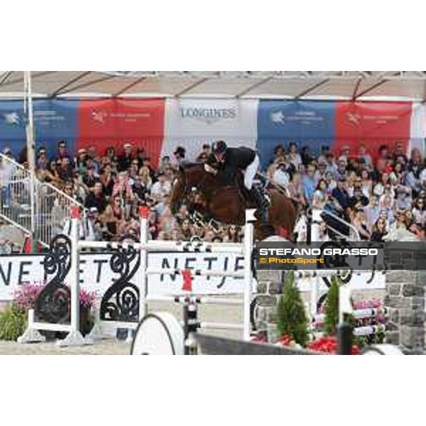 LGCT of New York - Grand Prix - Kevin Staut (FRA) on For Joy van?t Zorgvliet HDC - New York, Governors Island - 28 September 2019 - ph.Stefano Grasso/LGCT