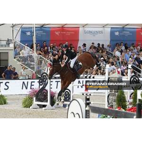LGCT of New York - Grand Prix - Kevin Staut (FRA) on For Joy van?t Zorgvliet HDC - New York, Governors Island - 28 September 2019 - ph.Stefano Grasso/LGCT
