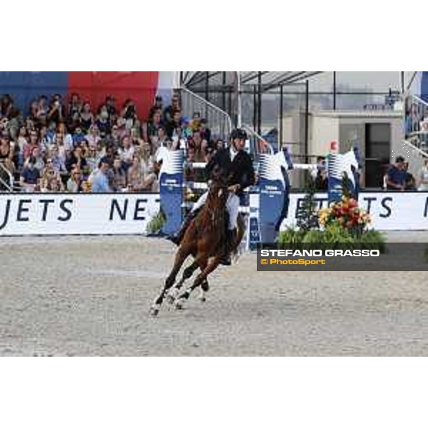 LGCT of New York - Grand Prix - Kevin Staut (FRA) on For Joy van?t Zorgvliet HDC - New York, Governors Island - 28 September 2019 - ph.Stefano Grasso/LGCT