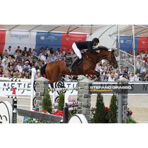 LGCT of New York - Grand Prix - Kevin Staut (FRA) on For Joy van?t Zorgvliet HDC - New York, Governors Island - 28 September 2019 - ph.Stefano Grasso/LGCT