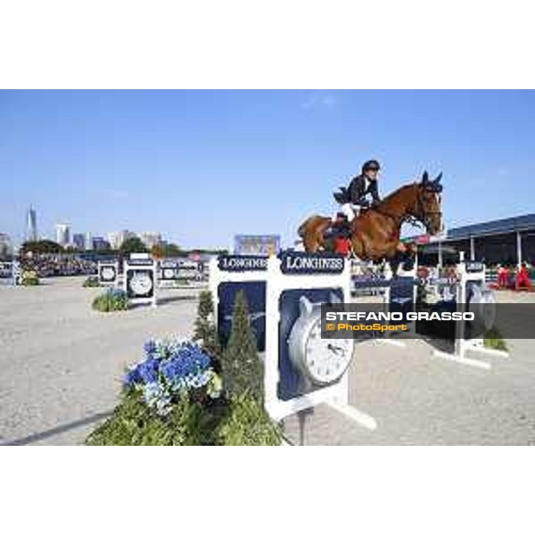 LGCT of New York - Grand Prix - Simon Delestre (FRA) on Filou Carlo Zimequest - New York, Governors Island - 28 September 2019 - ph.Stefano Grasso/LGCT