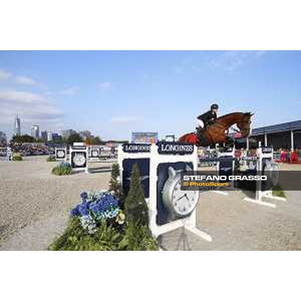 LGCT of New York - Grand Prix - Kristen Vanderveen (USA) on Bull Run\'s Risen - New York, Governors Island - 28 September 2019 - ph.Stefano Grasso/LGCT