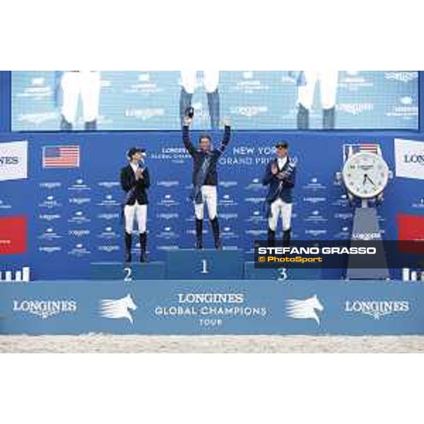 LGCT of New York - Overall standing - 1st Ben Maher (GBR), 2nd Pieter Devos (BEL), 3rd Daniel Deusser (GER) - New York, Governors Island - 29 September 2019 - ph.Stefano Grasso/LGCT