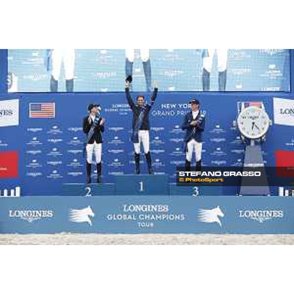 LGCT of New York - Overall standing - 1st Ben Maher (GBR), 2nd Pieter Devos (BEL), 3rd Daniel Deusser (GER) - New York, Governors Island - 29 September 2019 - ph.Stefano Grasso/LGCT