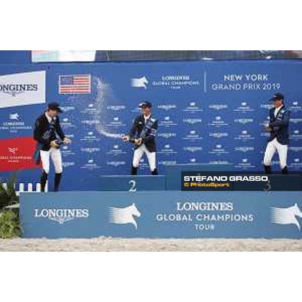 LGCT of New York - Overall standing - Champagne shower - New York, Governors Island - 29 September 2019 - ph.Stefano Grasso/LGCT