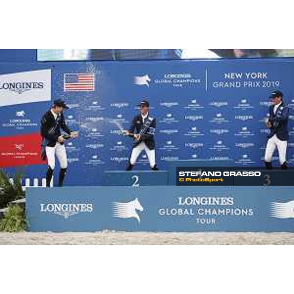 LGCT of New York - Overall standing - Champagne shower - New York, Governors Island - 29 September 2019 - ph.Stefano Grasso/LGCT