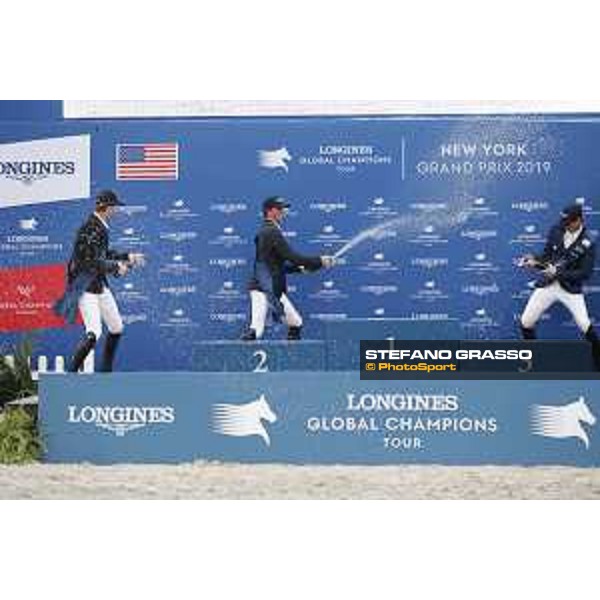 LGCT of New York - Overall standing - Champagne shower - New York, Governors Island - 29 September 2019 - ph.Stefano Grasso/LGCT