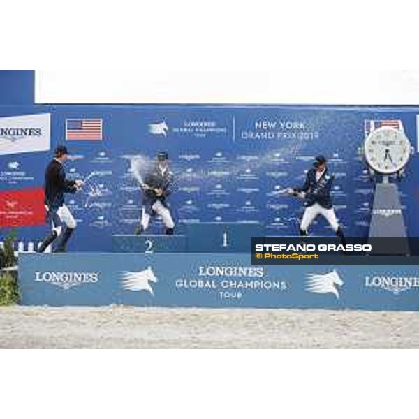 LGCT of New York - Overall standing - Champagne shower - New York, Governors Island - 29 September 2019 - ph.Stefano Grasso/LGCT