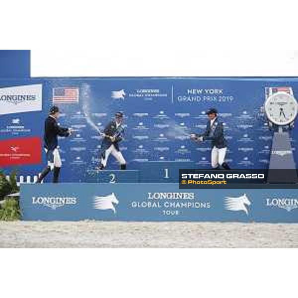 LGCT of New York - Overall standing - Champagne shower - New York, Governors Island - 29 September 2019 - ph.Stefano Grasso/LGCT
