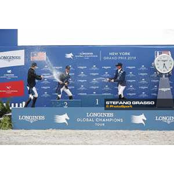 LGCT of New York - Overall standing - Champagne shower - New York, Governors Island - 29 September 2019 - ph.Stefano Grasso/LGCT