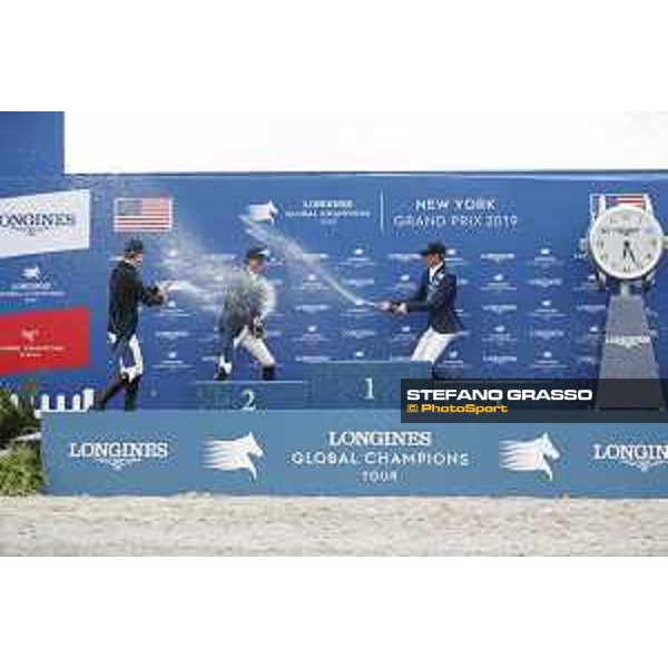 LGCT of New York - Overall standing - Champagne shower - New York, Governors Island - 29 September 2019 - ph.Stefano Grasso/LGCT