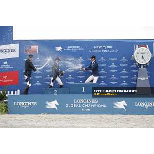 LGCT of New York - Overall standing - Champagne shower - New York, Governors Island - 29 September 2019 - ph.Stefano Grasso/LGCT