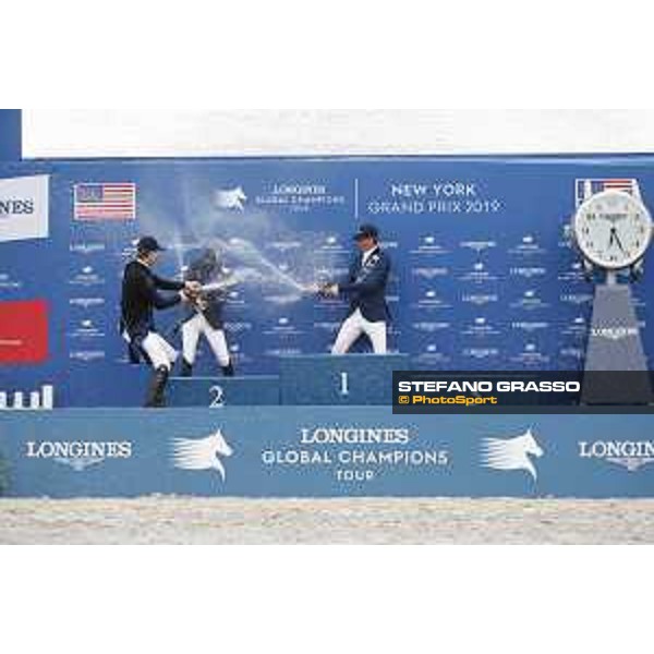 LGCT of New York - Overall standing - Champagne shower - New York, Governors Island - 29 September 2019 - ph.Stefano Grasso/LGCT