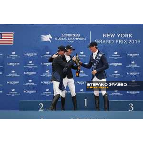 LGCT of New York - Overall standing - Ben Maher (GBR), Pieter Devos (BEL) , Daniel Deusser (GER) - New York, Governors Island - 29 September 2019 - ph.Stefano Grasso/LGCT