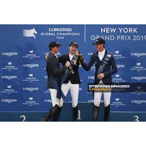 LGCT of New York - Overall standing - Ben Maher (GBR), Pieter Devos (BEL) , Daniel Deusser (GER) - New York, Governors Island - 29 September 2019 - ph.Stefano Grasso/LGCT