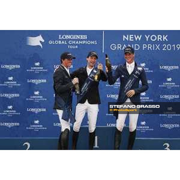 LGCT of New York - Overall standing - Ben Maher (GBR), Pieter Devos (BEL) , Daniel Deusser (GER) - New York, Governors Island - 29 September 2019 - ph.Stefano Grasso/LGCT