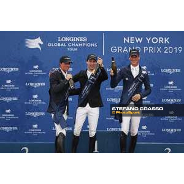 LGCT of New York - Overall standing - Ben Maher (GBR), Pieter Devos (BEL) , Daniel Deusser (GER) - New York, Governors Island - 29 September 2019 - ph.Stefano Grasso/LGCT
