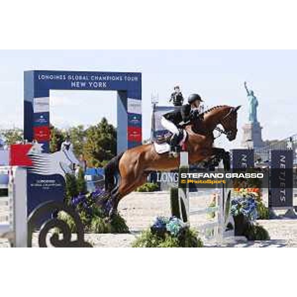 LGCT of NEW YORK - Georgina Bloomberg (USA) on Quibelle NEW YORK, Governors Island - 29 September 2019 - ph.Stefano Grasso/LGCT