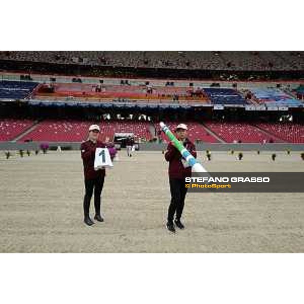 Preparing the course Beijing, Bird\'s Nest 10th October 2019 Ph.Stefano Grasso/LBM
