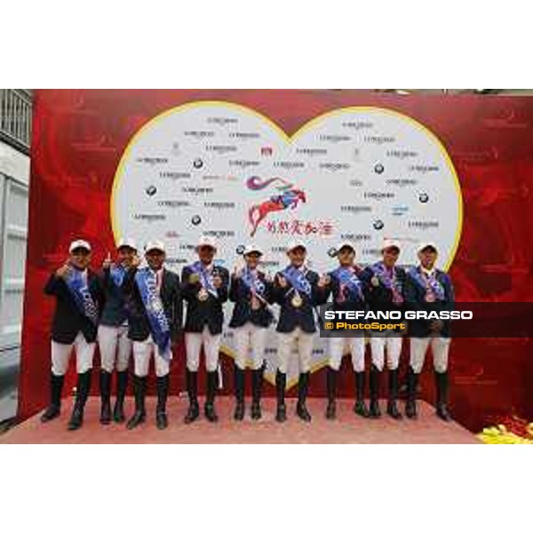 Team Competition Final - Group photo of Teams Beijing, Bird\'s Nest 12th October 2019 Ph.Stefano Grasso/LEBM