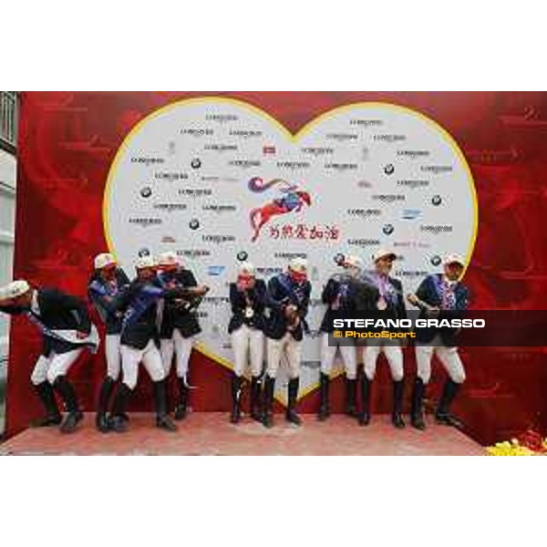 Team Competition Final - Group photo of Teams Beijing, Bird\'s Nest 12th October 2019 Ph.Stefano Grasso/LEBM