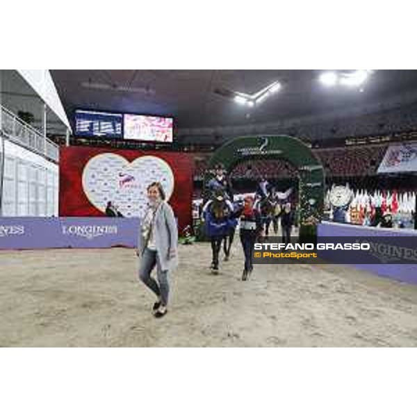 Team International - Vincent Vermeulen,Kenneth Cheng,Patrick Lam winners of Big Tour - Team Competition Beijing, Bird\'s Nest 12th October 2019 Ph.Stefano Grasso/LEBM
