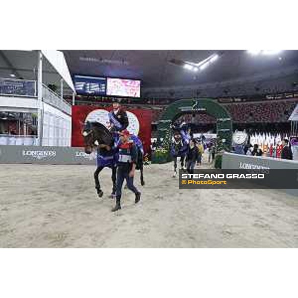 Team International - Vincent Vermeulen,Kenneth Cheng,Patrick Lam winners of Big Tour - Team Competition Beijing, Bird\'s Nest 12th October 2019 Ph.Stefano Grasso/LEBM